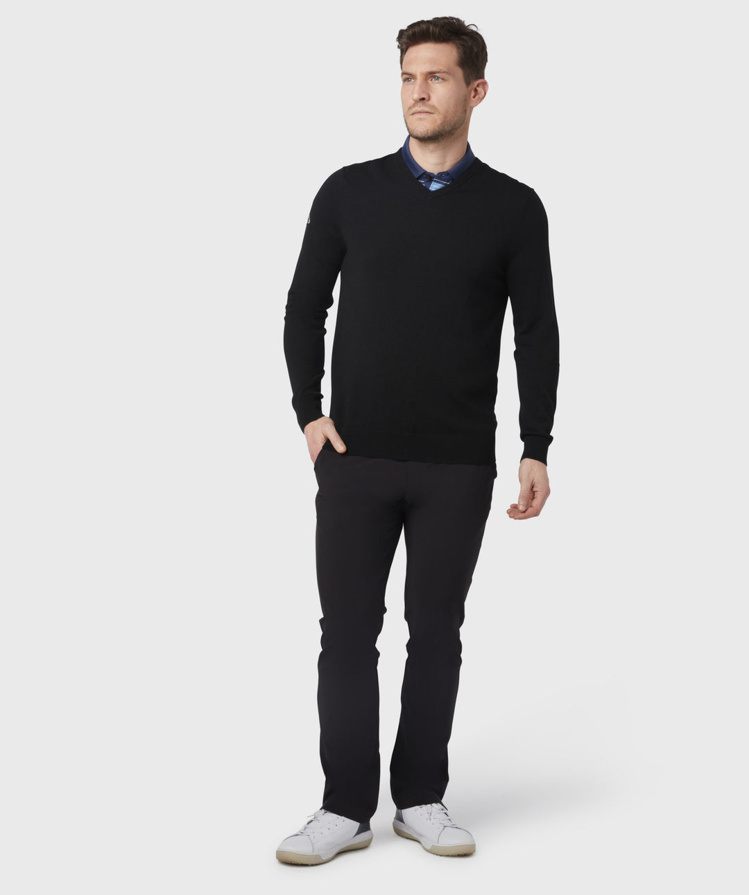 Callaway Pullover Uomo UK LS V-Neck Inside