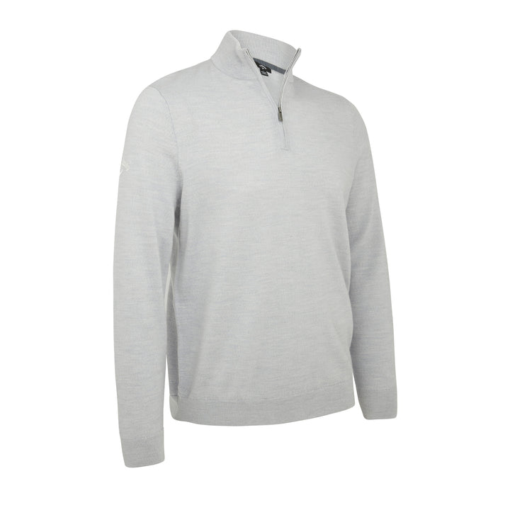 Callaway Pullover Uomo UK L S 1/4 Zip Mock