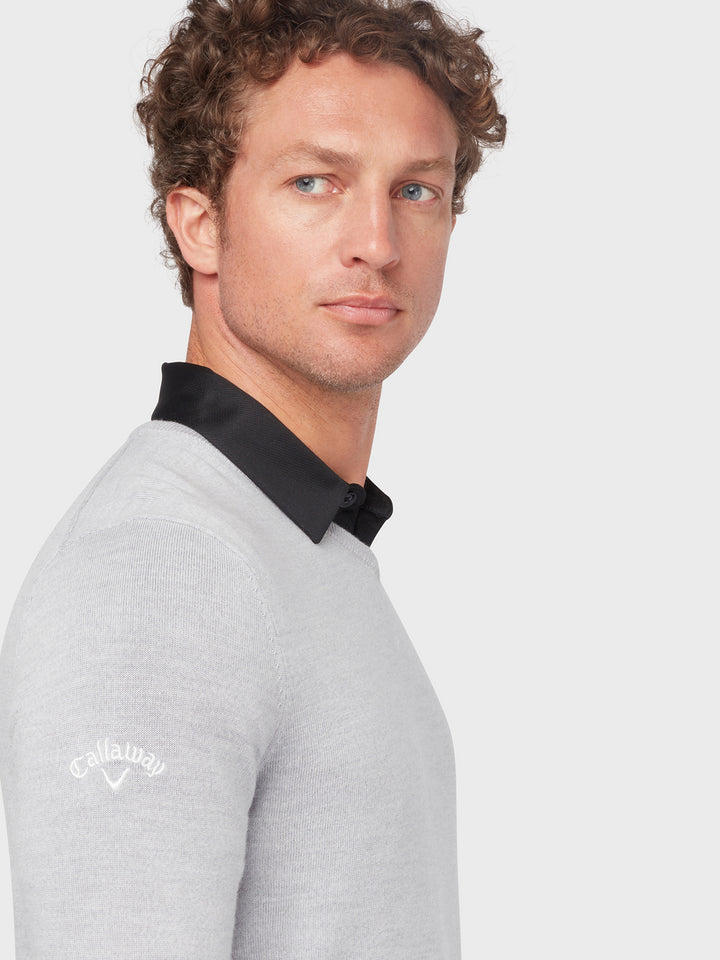 Callaway Pullover Uomo UK LS V-Neck Inside