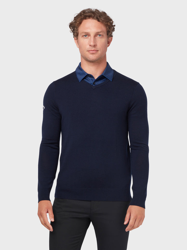 Callaway Pullover Uomo UK LS V-Neck Inside