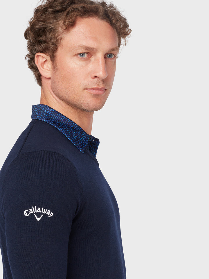 Callaway Pullover Uomo UK LS V-Neck Inside