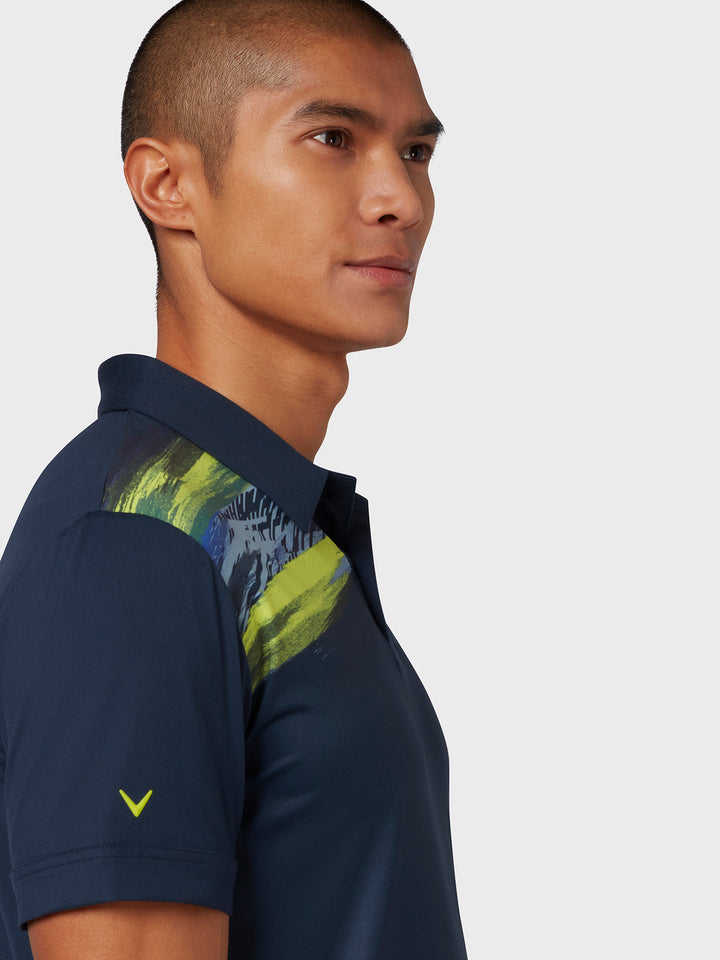 Callaway Active Textured Print Polo