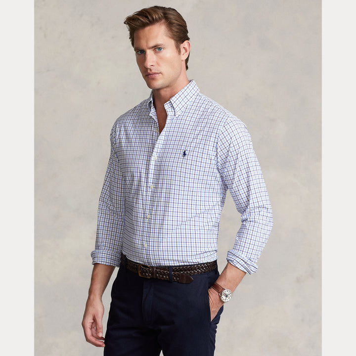 Ralph Lauren Camicia uomo Classic Fit Checked Performance