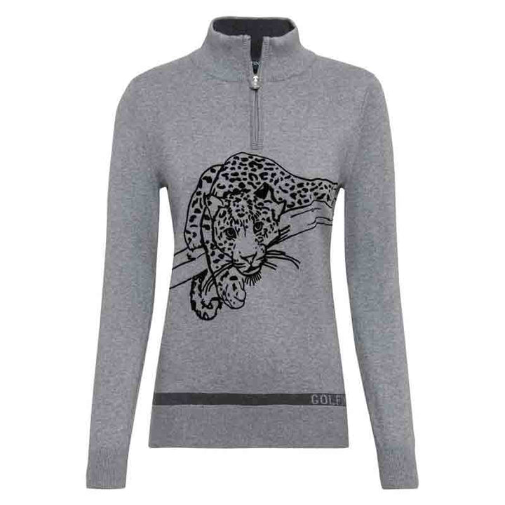 Golfino Pullover Donna Leopard Instinct Troyer