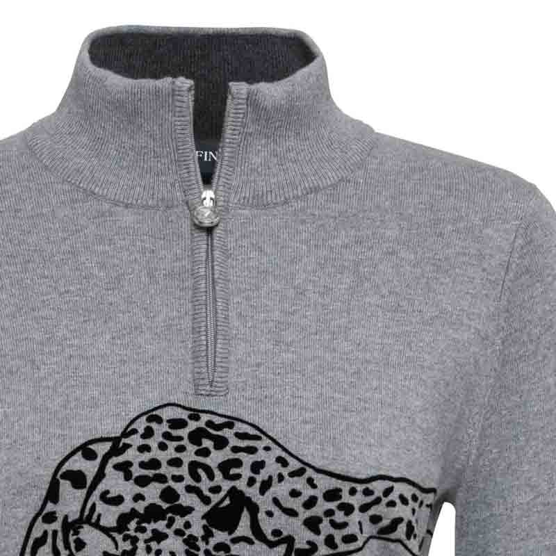 Golfino Pullover Donna Leopard Instinct Troyer